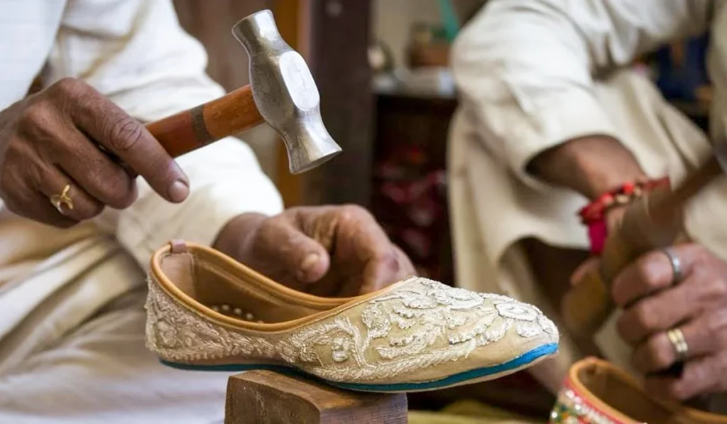 Basic process of making jutti