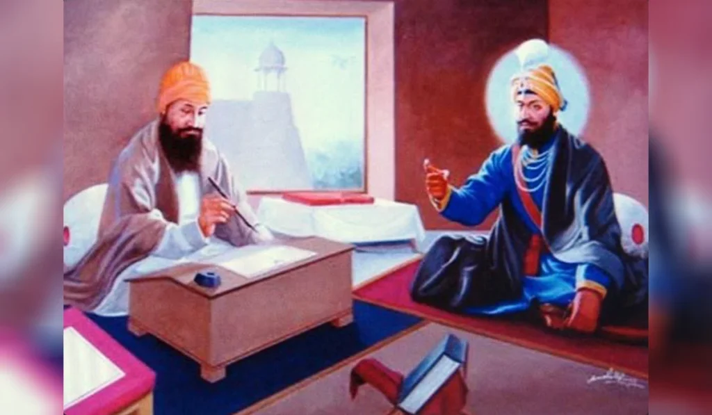 bhai mani singh with guru ji