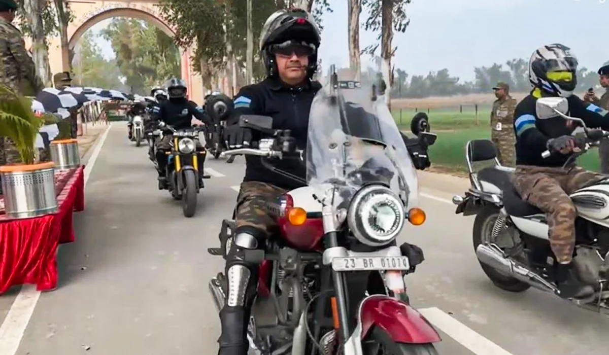 Indian Army bike rally