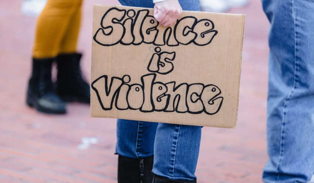 When silence becomes louder than crime