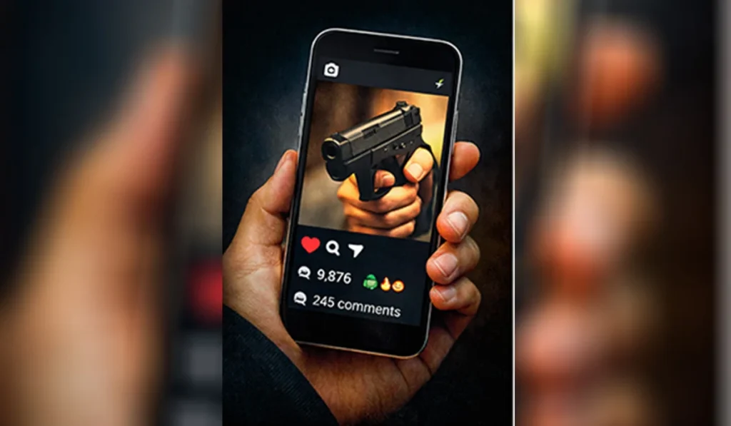 Who is luring Punjab Youth with Guns – An Inside Story on the Gang-War Killings 7 posting photos with weapons