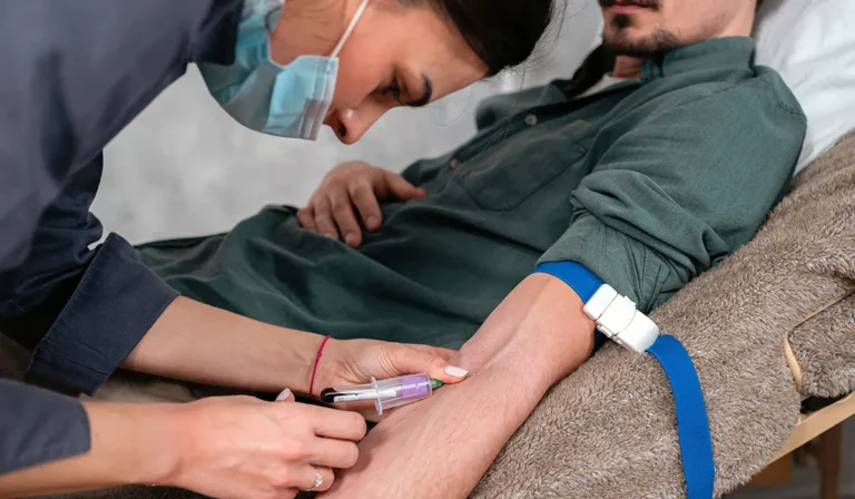 HIV and syphilis tests for husbands