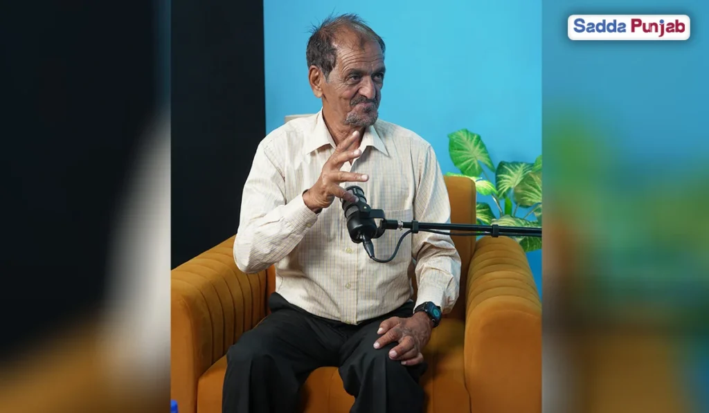 Sharing his life experiences