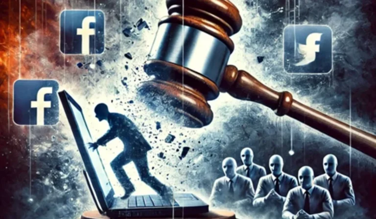 social media become a court