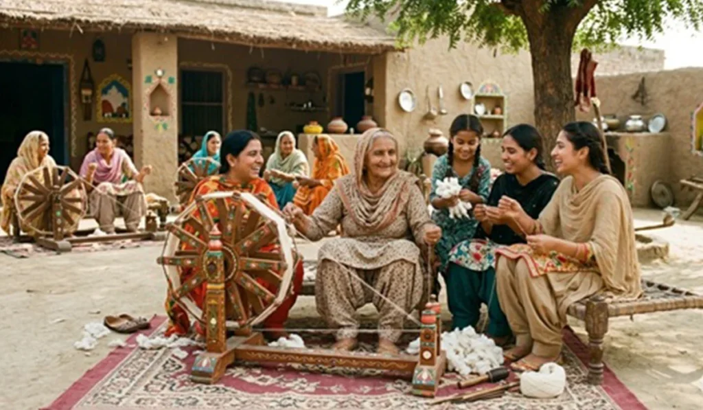 Dowry gifts and threads of love