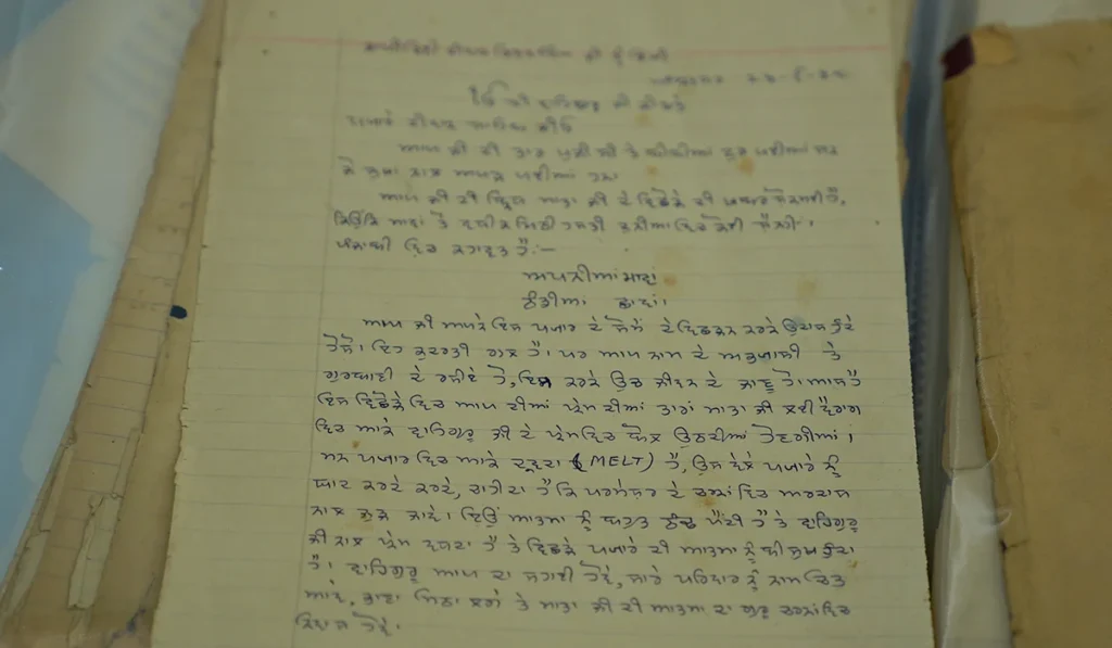 Handwritten letters
