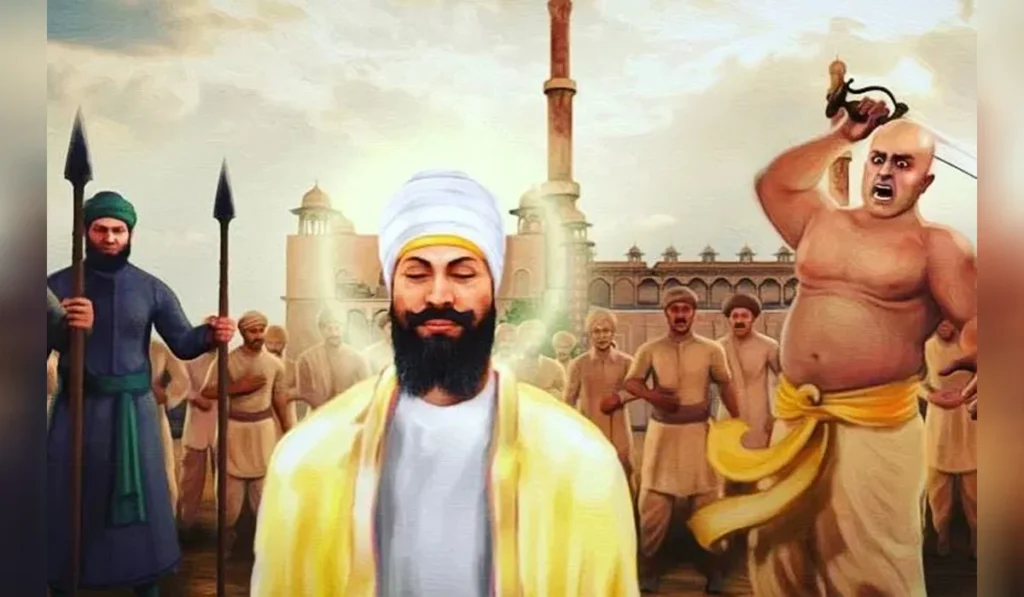 guru tegh bahadur ji martyred