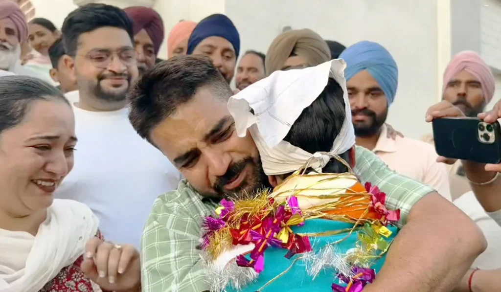 Family got emotional