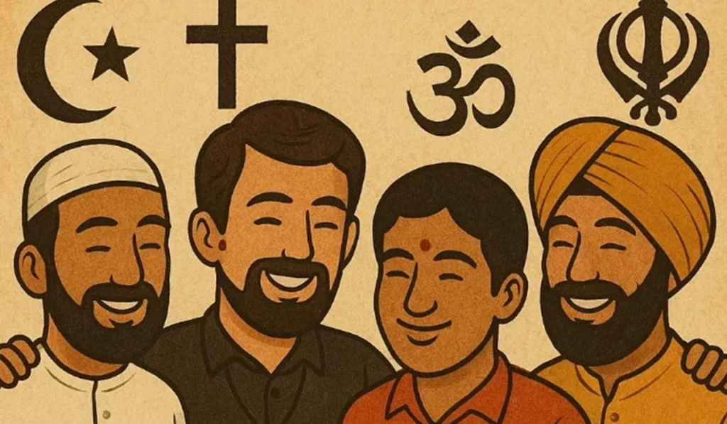 unaware of strict religious boundaries
