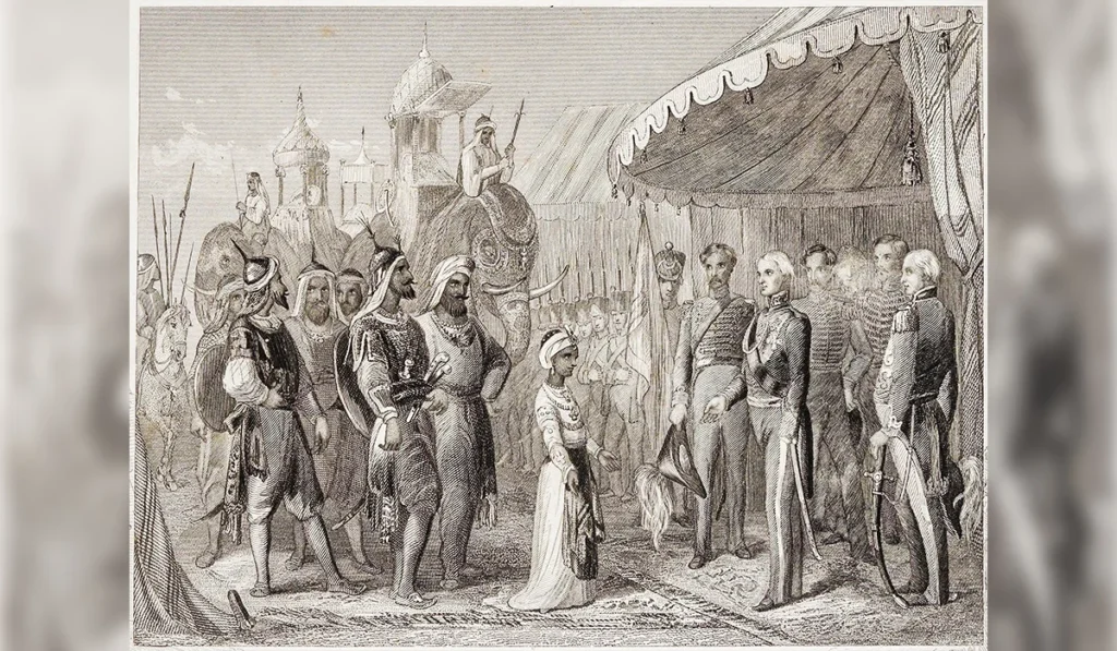 British maneuvers and the fall of the Sikh state