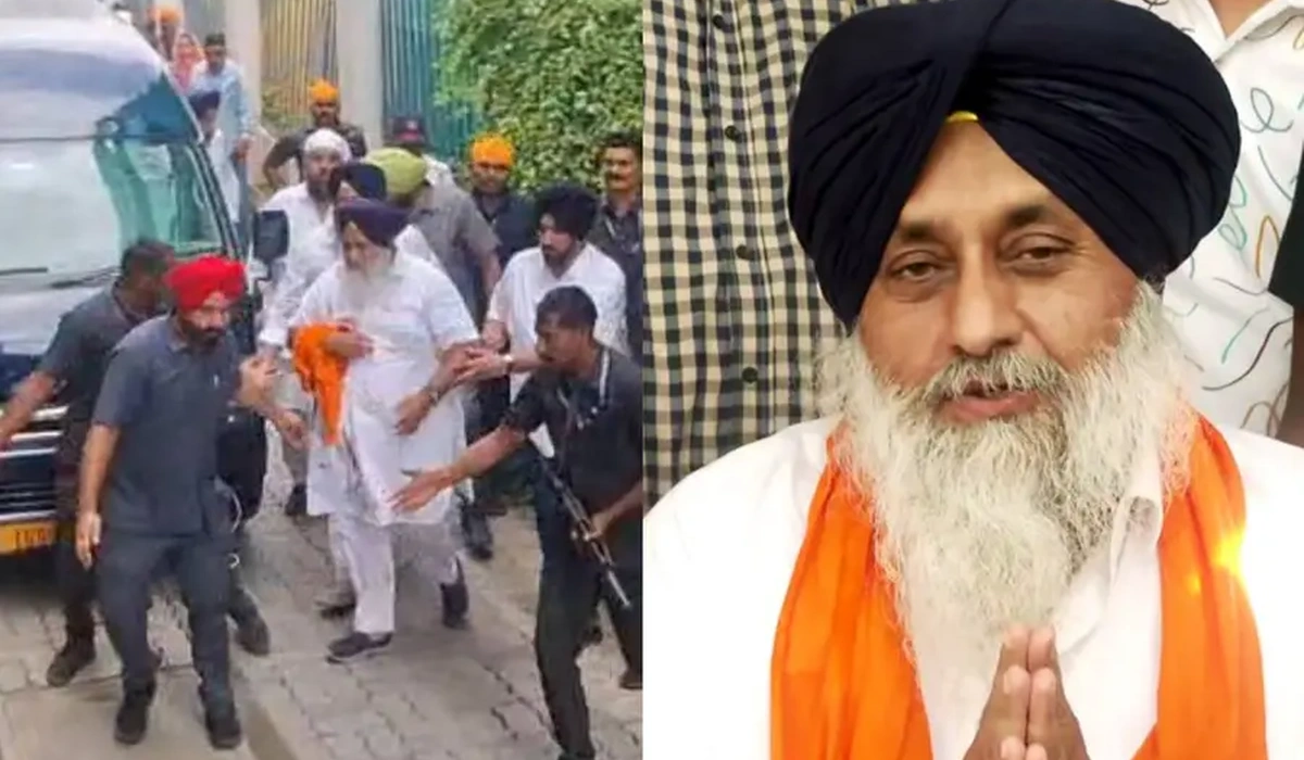 attack on sukhbir badal